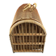 Panier cage osier/rotin de transport voyage pour chat, animaux