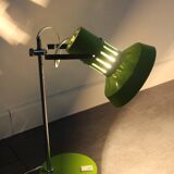 Vintage green desk lamp 70's
