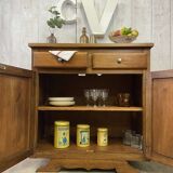 Vintage sideboard with "moustache" base