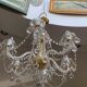 Czech cut crystal chandelier, 6 arms