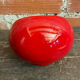 Vintage Red Ceramic Spherical Pocket by GABBIENELLI Made in Italy