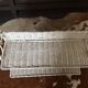 Wicker wall shelf