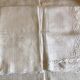 Square linen tablecloth