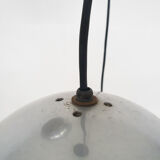 Ensemble de trois globes métalliques légers Pays-Bas des années 1960