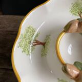 Olive pattern slip dish