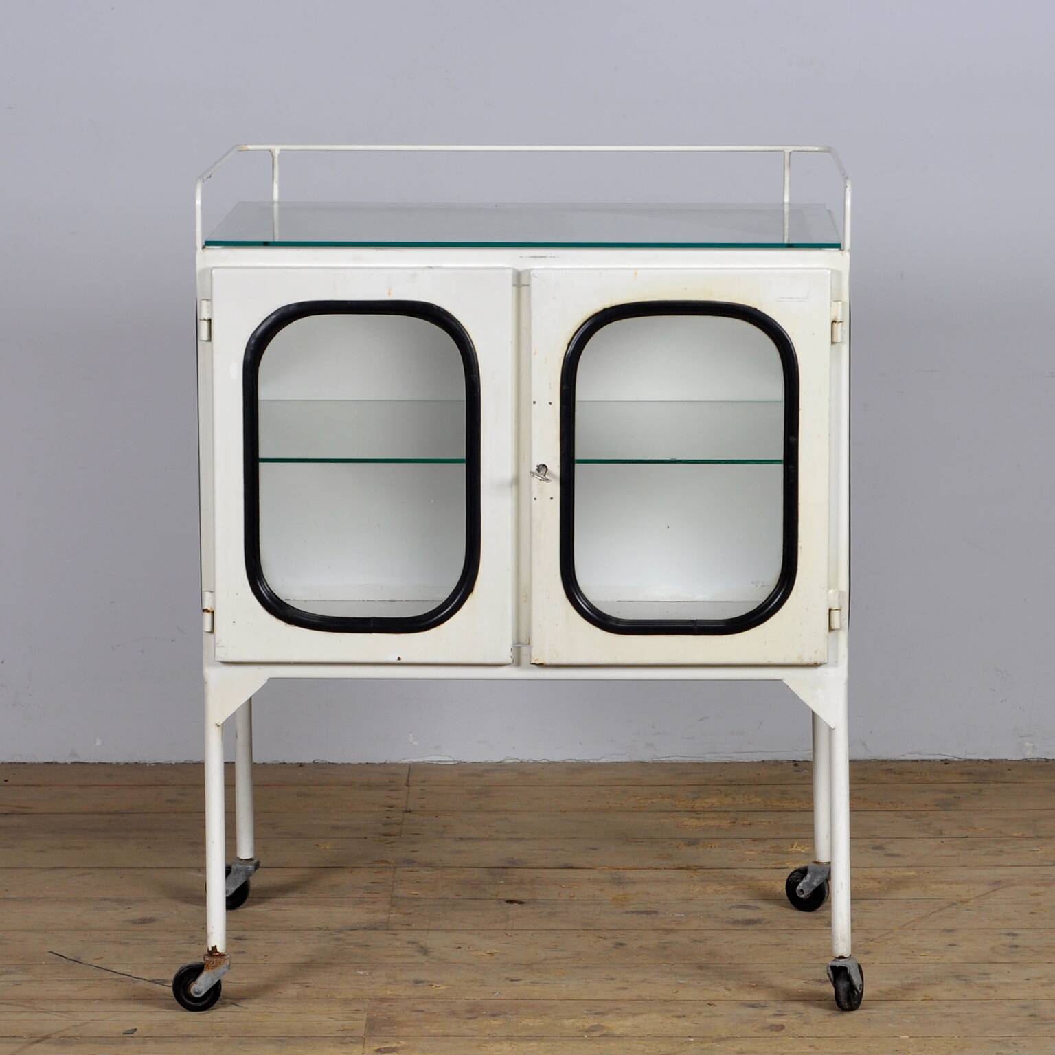 Vintage Iron Medical Trolley, 1970s