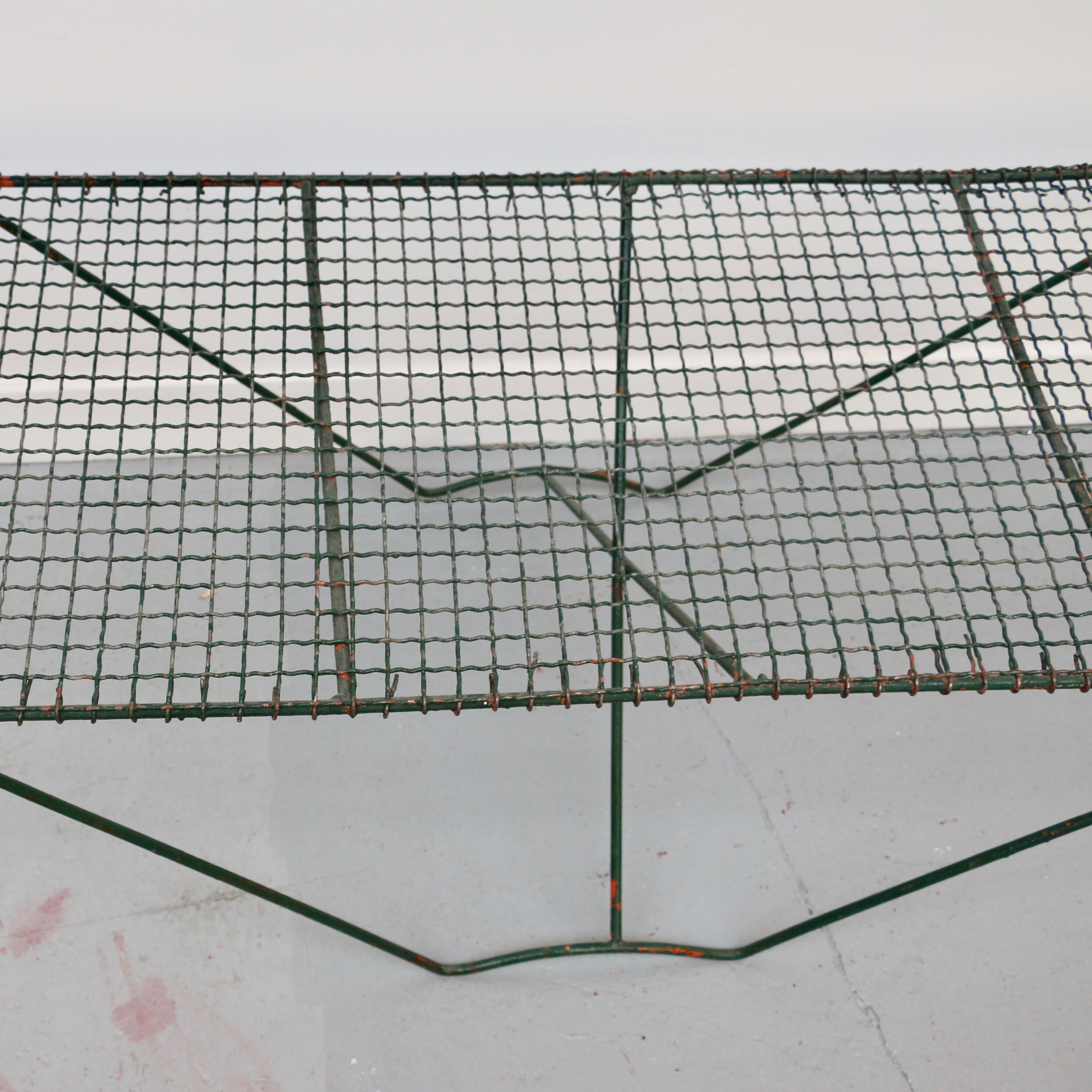 Large metal coffee table