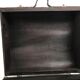Wooden suitcase leather and metal 60s