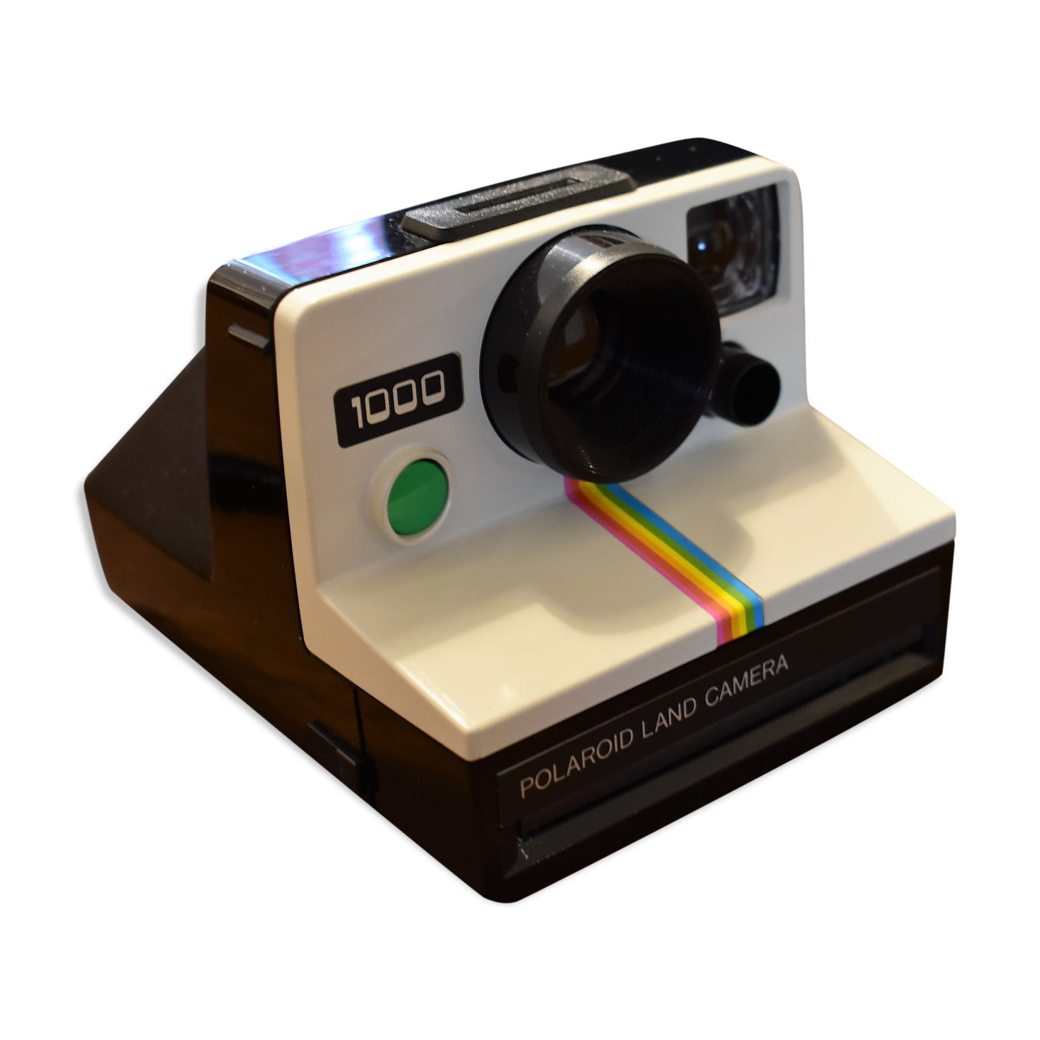 Polaroid 1000 green button