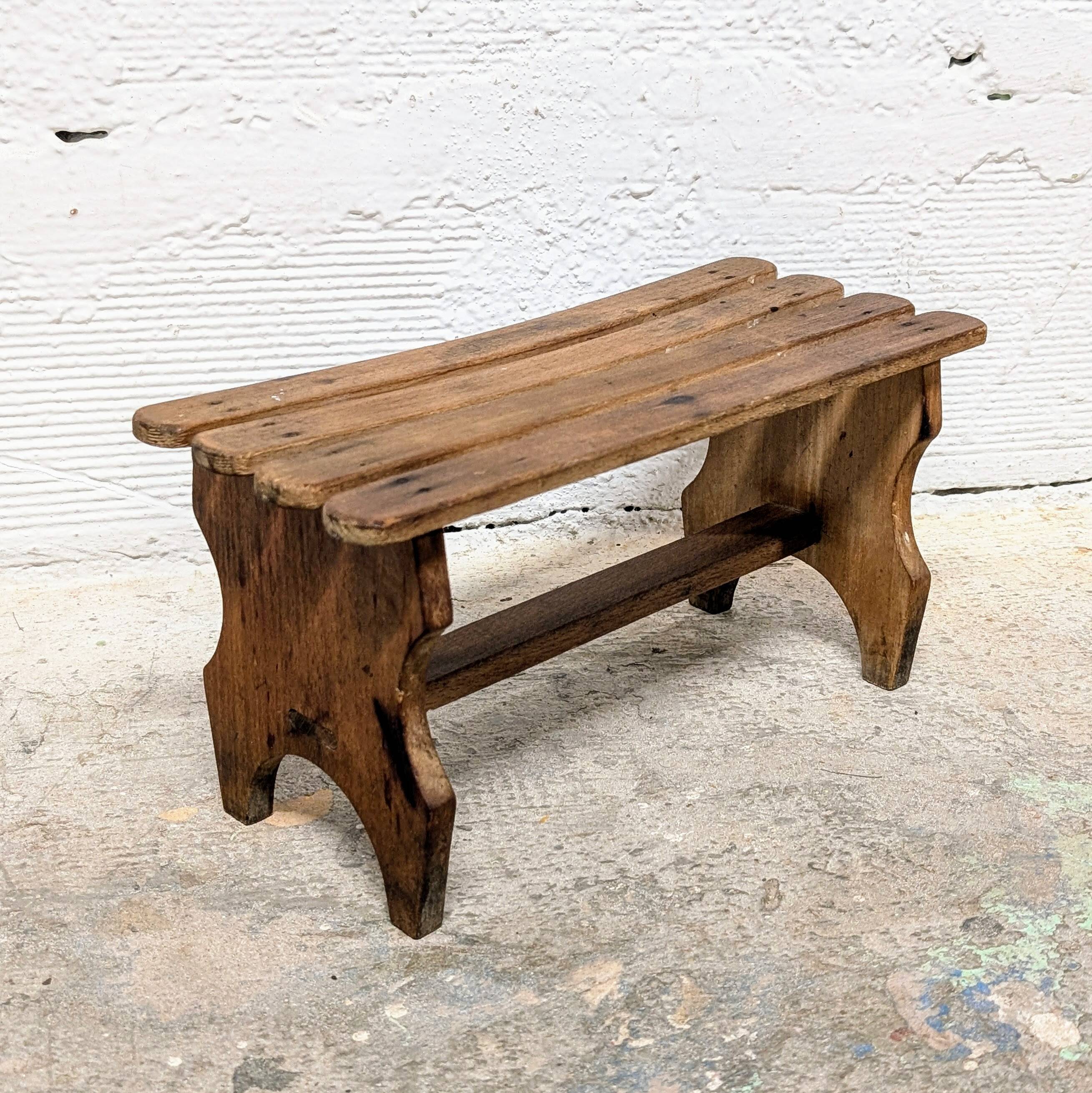 Small wooden stool / footrest