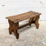 Small wooden stool / footrest