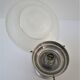 Ceiling lamp Art Deco frosted glass diamond decoration aluminum 30s