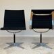 Model EA 105 aluminium chairs by Eames for Herman Miller, 1970s, set of 2