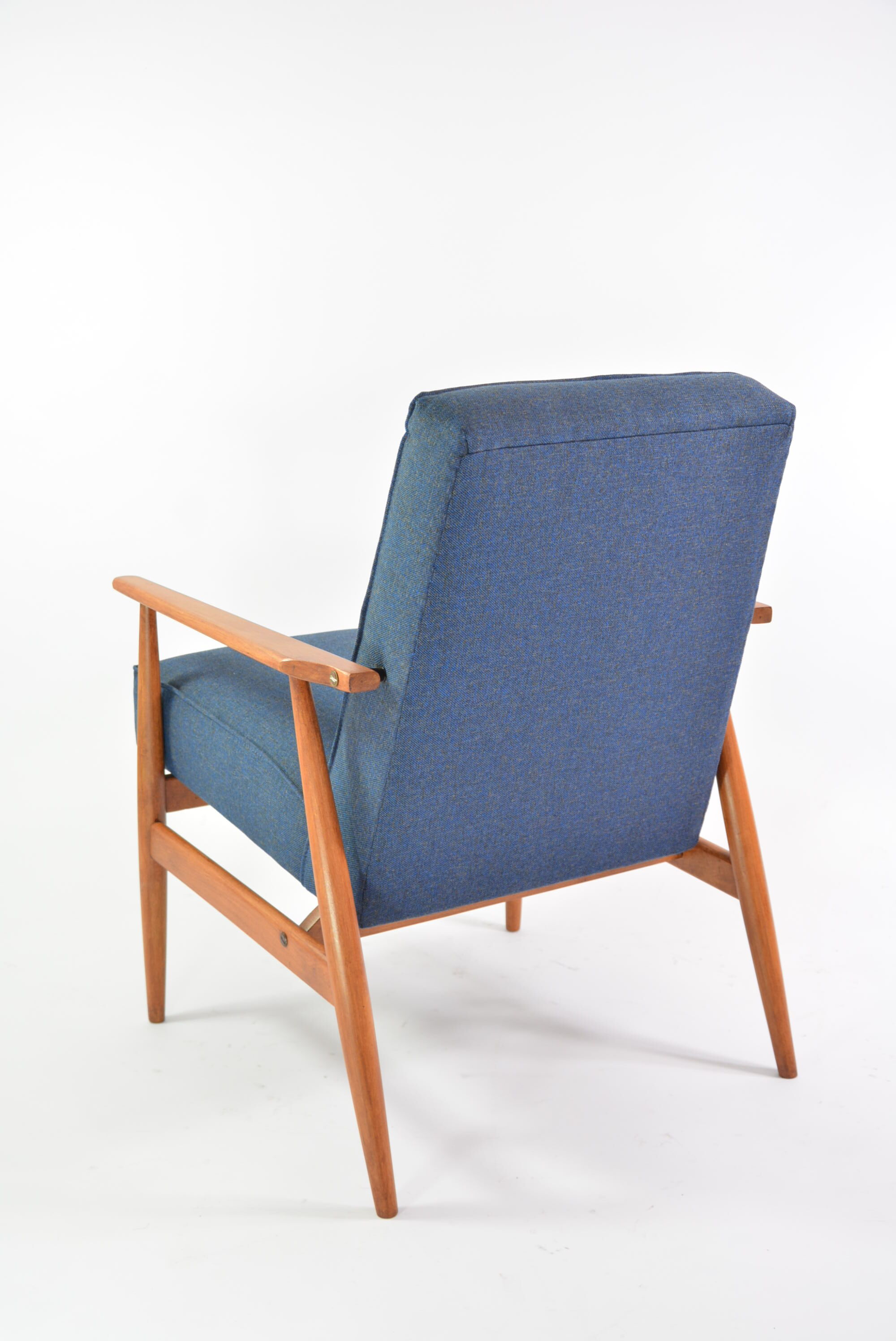 Fauteuil fox bleu chiné