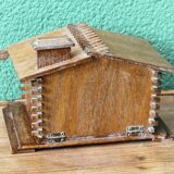 Cigarette display, miniature chalet