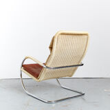 Anton Lorenz Bauhaus Cantilever D35 + Ottoman E35 for Tecta