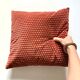 Coussin en velours vintage