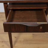 Mid-Century Freestanding Rosewood Desk, Denmark, 1960s
