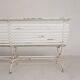 Garden bench, slatted bench, folding, 2 metres long, 1930s.