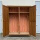 Armoire parisienne art déco 1930 penderie démontable bois brut