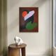 Lovers minimalist couple painting