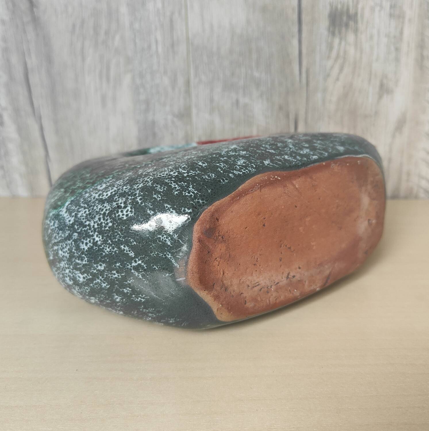 Tricolor handmade vase