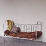 Old wrought iron bench