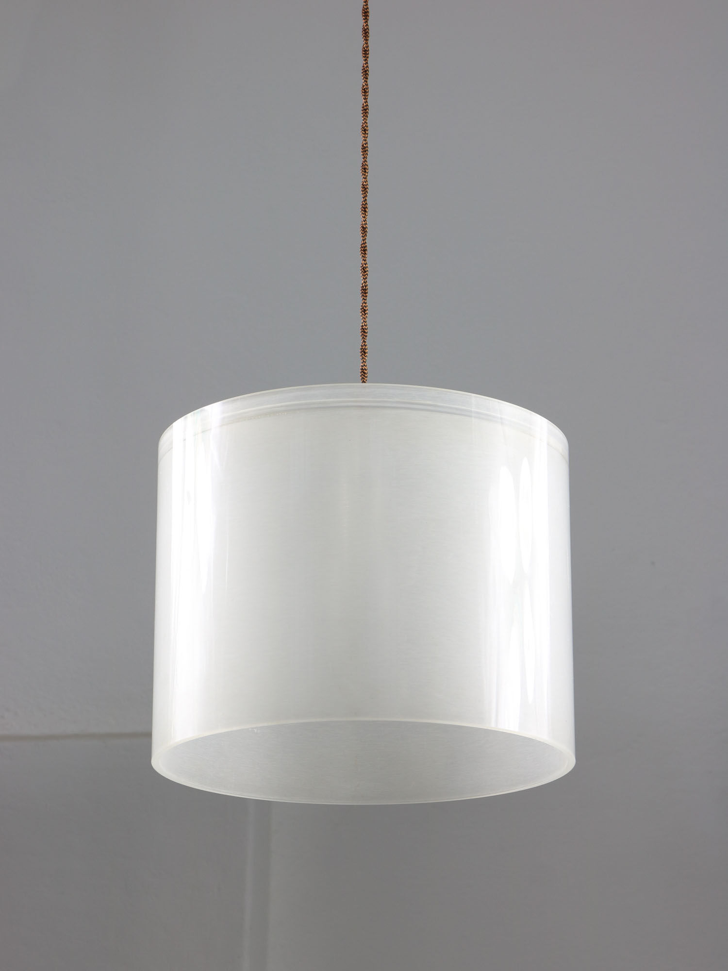 Italian vintage plexiglass pendant lamp, 80s