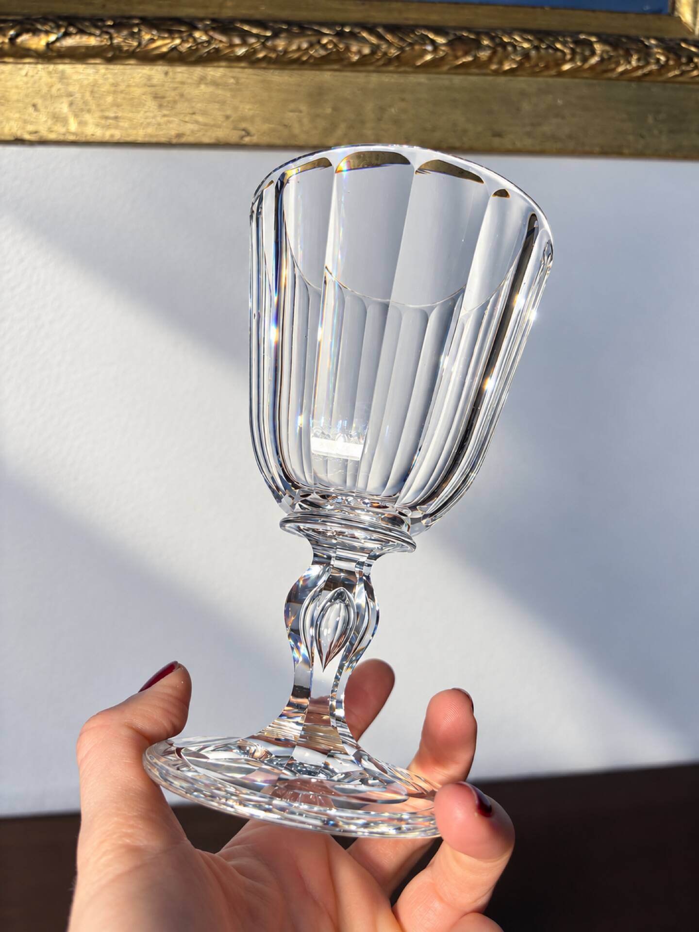 Verre à vin/eau Baccarat 19ème