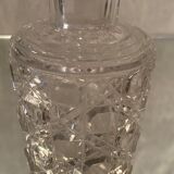 Cut crystal bottle Baccarat Saint Louis