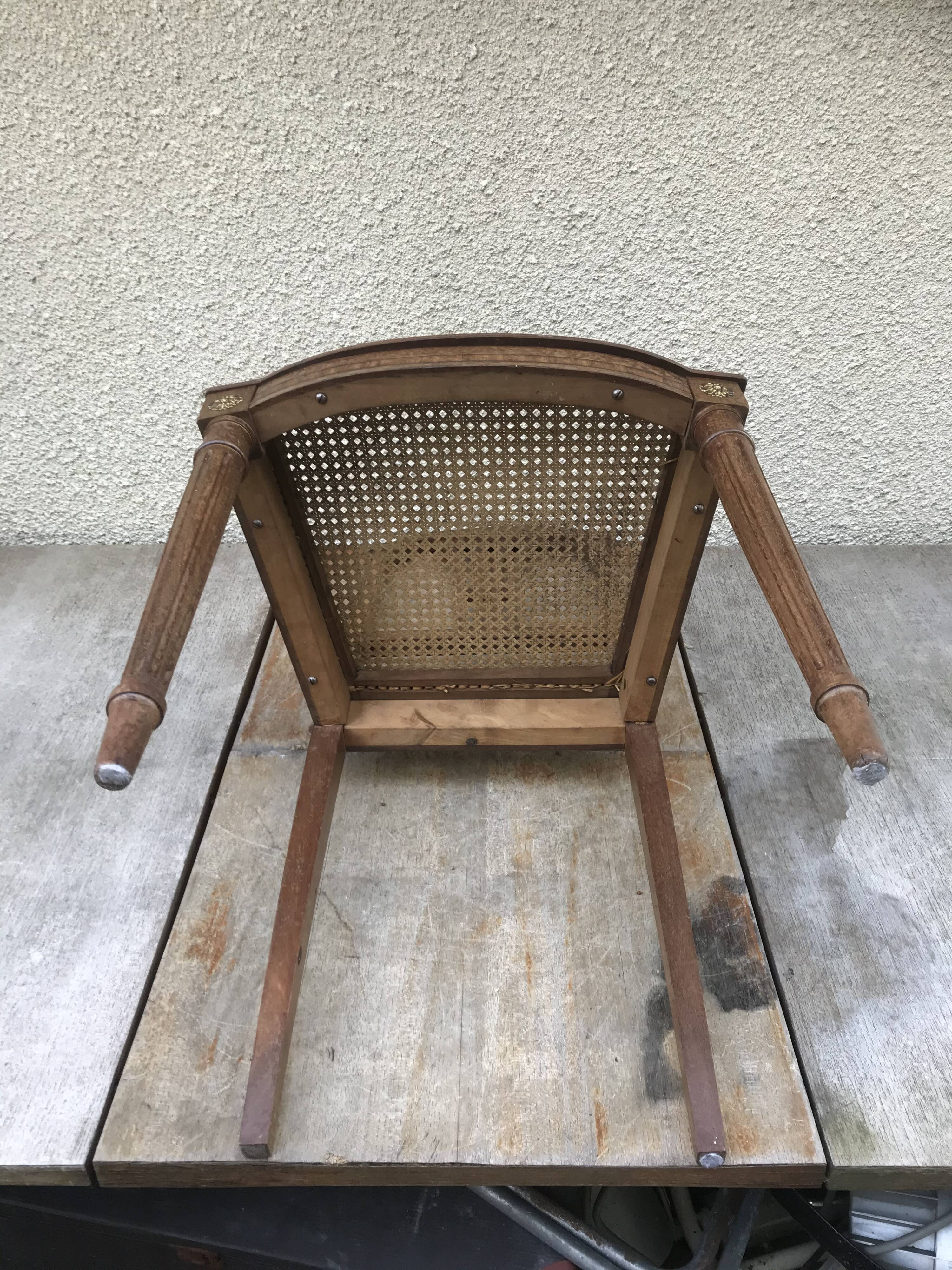 Former wood chair