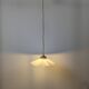 Vintage white opaline pendant light