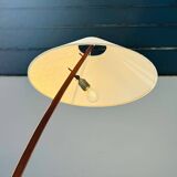 Vintage teak Dornstab floor lamp by J.T. Kalmar & A. Pöll, Austria, 1947
