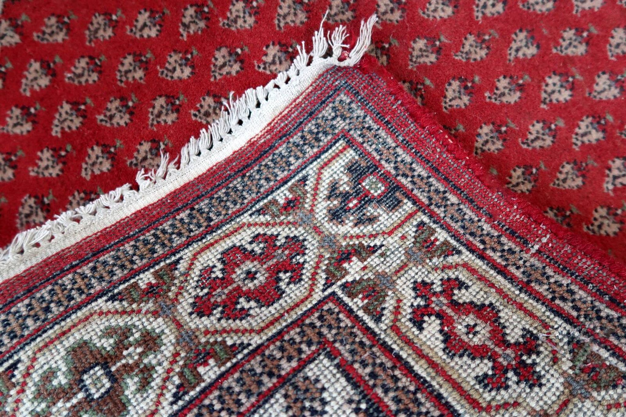 Tapis Seraband Vintage Fait Main en Laine – 92 x 161 cm- 1C941