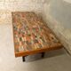 stoneware dining table, 1970