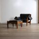 Sheriff Lounge Chair with ottoman by Sergio Rodrigues for Isa Bergamo 1960s