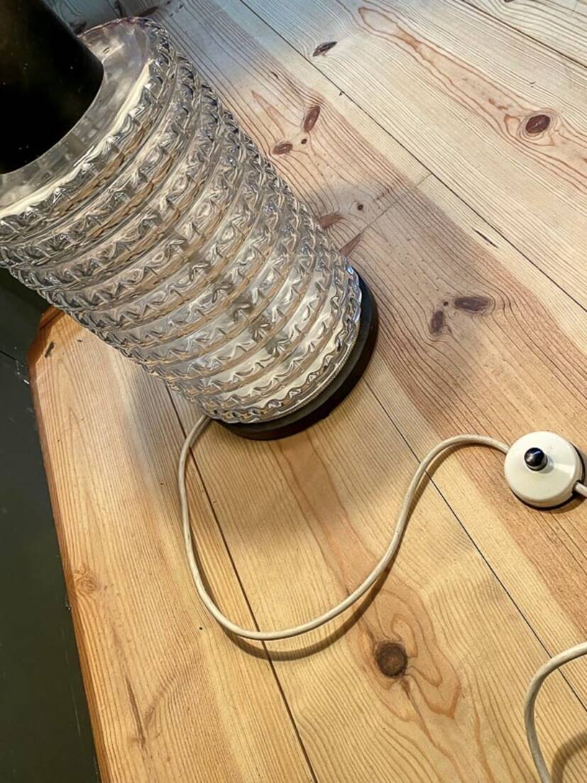 Floor lamp with floral shade 70