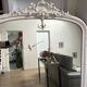 Rare Louis XVI Haussmannian Mirror - Mercury Glass 175 x 120 cm