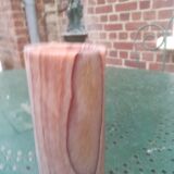 Vase en onyx rose