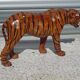 Genuine leather animal, tiger measuring 58 cm.