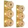Pair of wall sconces in crystal glass designed by Sciolari for Peill & Putzler.