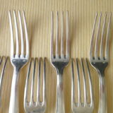 24 Table covers, silver metal housewife GOLD DAR