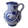 Blue ceramic jug
