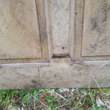 Old molded separation door