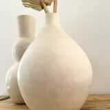 White vase in tadelakt