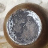 Coloquinte Vase Bordeaux Art Ceramics