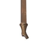 Antique Brass Fireplace Tools 19th Century