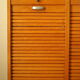 Radia vintage oak double curtain binder cabinet