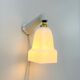 wall lamp old bathroom 1930 1940 opaline and porcelain legrand