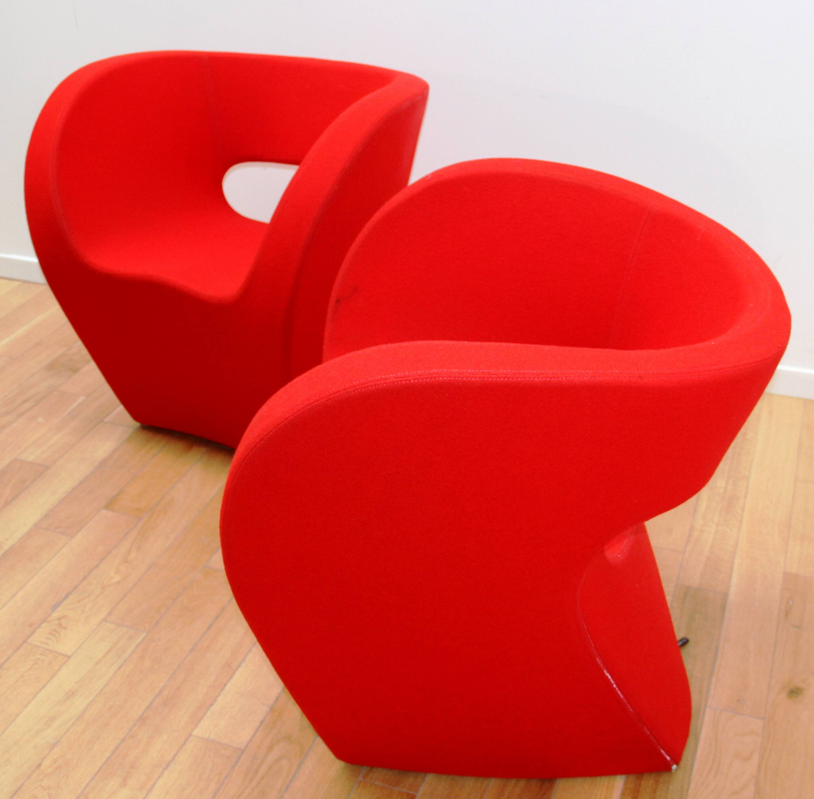 Paire de fauteuils Little Albert, Moroso